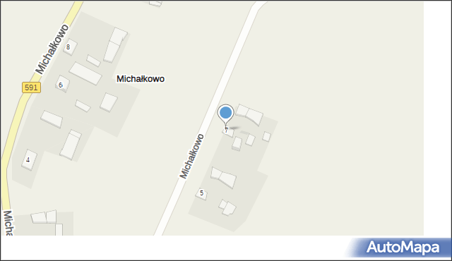 Michałkowo, Michałkowo, 7, mapa Michałkowo
