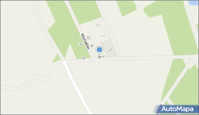 Michałów, Michałów, 28, mapa Michałów
