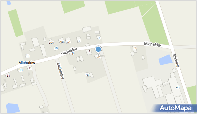 Michałów, Michałów, 7A, mapa Michałów