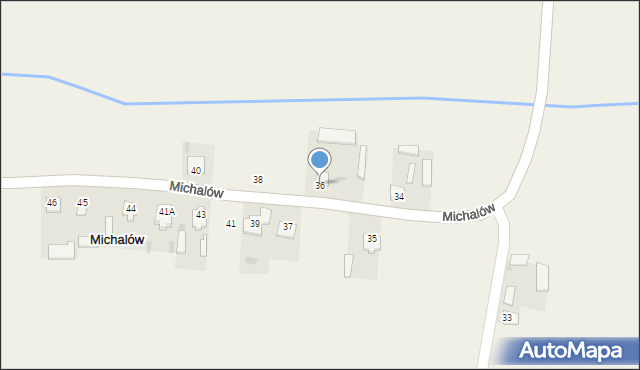 Michalów, Michalów, 36, mapa Michalów