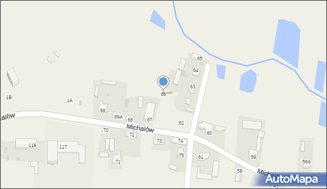Michalów, Michalów, 66, mapa Michalów