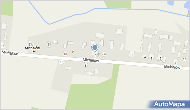 Michałów, Michałów, 7, mapa Michałów