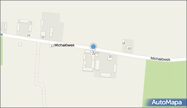 Michałów, Michałów, 21, mapa Michałów