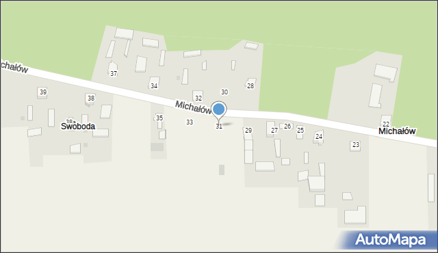 Michałów, Michałów, 31, mapa Michałów