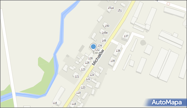 Michałów, Michałów, 130, mapa Michałów