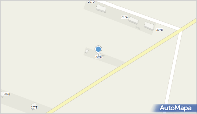 Michałów, Michałów, 207C, mapa Michałów