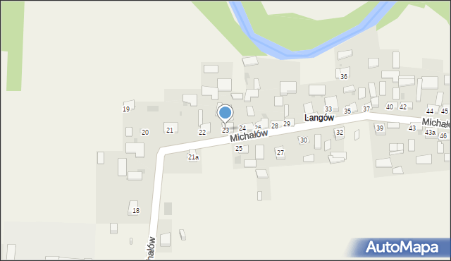 Michałów, Michałów, 23, mapa Michałów