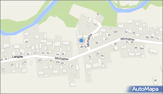 Michałów, Michałów, 48, mapa Michałów
