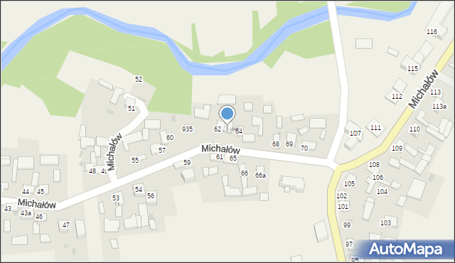 Michałów, Michałów, 63, mapa Michałów