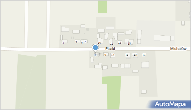 Michałów, Michałów, 8, mapa Michałów