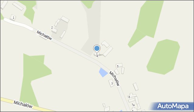 Michałów, Michałów, 4, mapa Michałów