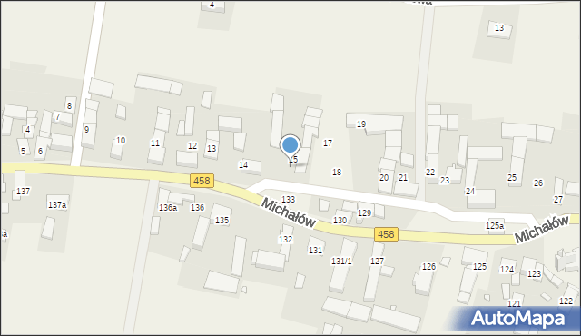 Michałów, Michałów, 16, mapa Michałów