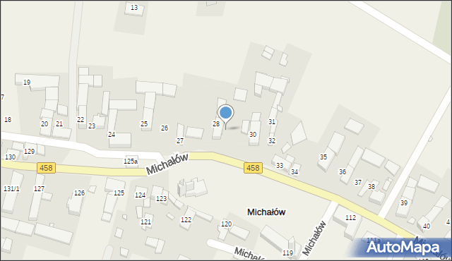 Michałów, Michałów, 29, mapa Michałów