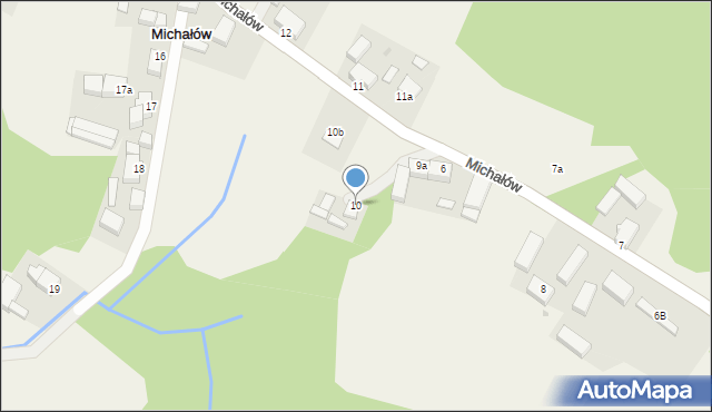Michałów, Michałów, 10, mapa Michałów