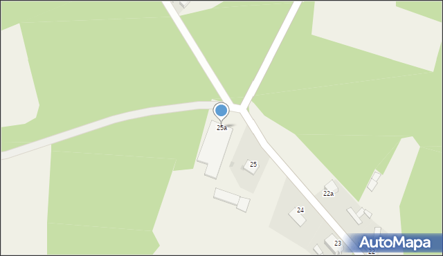 Michałów, Michałów, 25a, mapa Michałów