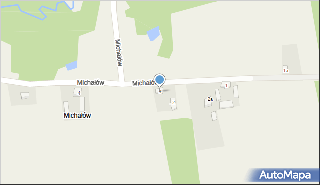 Michałów, Michałów, 3, mapa Michałów