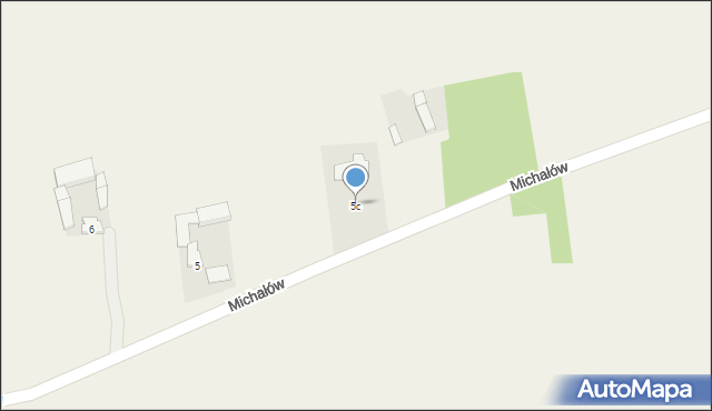 Michałów, Michałów, 5c, mapa Michałów