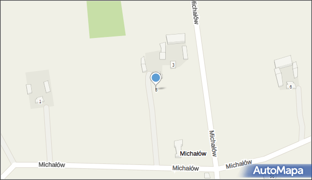 Michałów, Michałów, 8, mapa Michałów