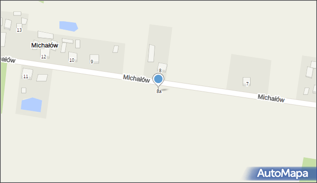 Michałów, Michałów, 8a, mapa Michałów