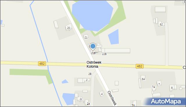 Michałów, Michałów, 21B, mapa Michałów