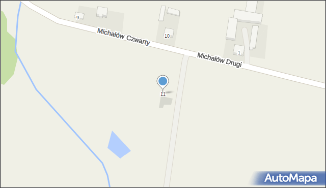 Michałów Czwarty, Michałów Czwarty, 11, mapa Michałów Czwarty