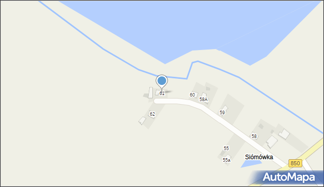 Michalów-Kolonia, Michalów-Kolonia, 61, mapa Michalów-Kolonia