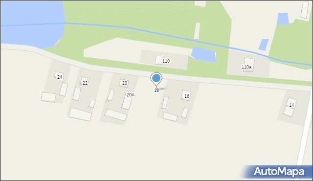 Michałów-Parcele, Michałów-Parcele, 18, mapa Michałów-Parcele