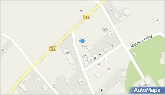 Michałów-Parcele, Michałów-Parcele, 37a, mapa Michałów-Parcele