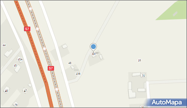 Michałówek, Michałówek, 32c, mapa Michałówek