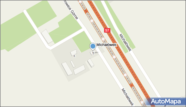Michałówek, Michałówek, 5, mapa Michałówek