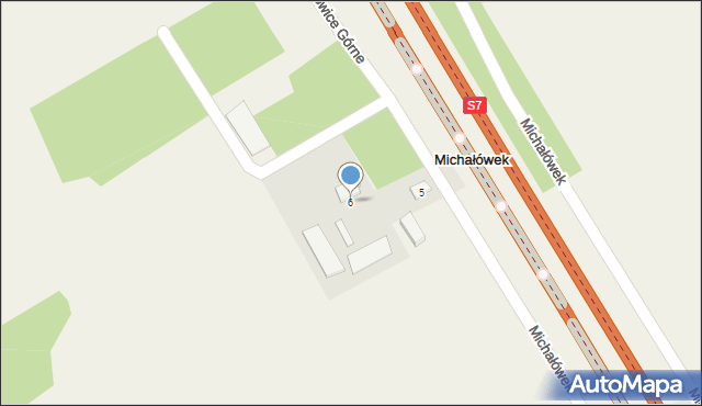 Michałówek, Michałówek, 6, mapa Michałówek