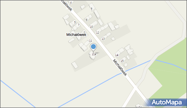 Michałówek, Michałówek, 11a, mapa Michałówek