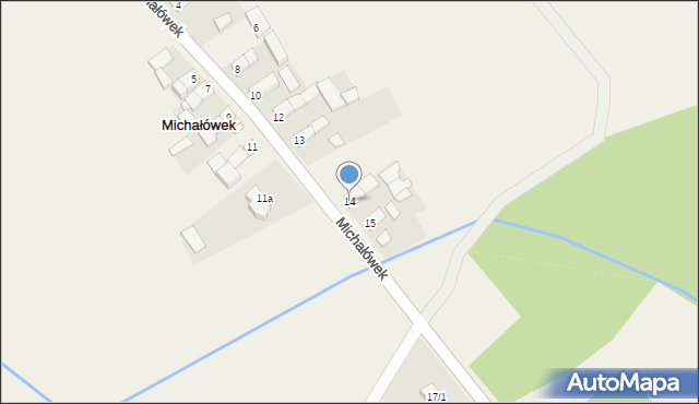 Michałówek, Michałówek, 14, mapa Michałówek