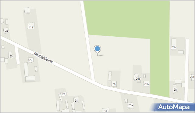 Michałówek, Michałówek, 24b, mapa Michałówek