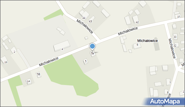 Michałowice, Michałowice, 5a, mapa Michałowice