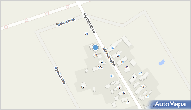 Michałowice, Michałowice, 35, mapa Michałowice