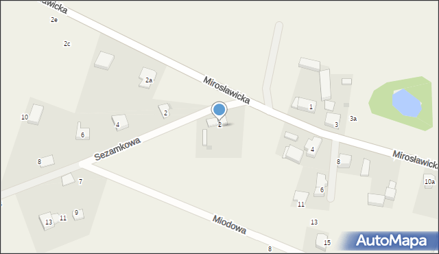 Michałowice, Mirosławicka, 2, mapa Michałowice