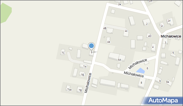 Michałowice, Michałowice, 7, mapa Michałowice