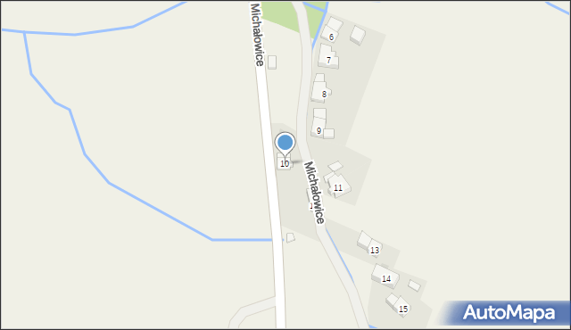 Michałowice, Michałowice, 10, mapa Michałowice