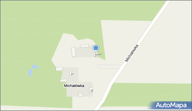 Michałówka, Michałówka, 23, mapa Michałówka