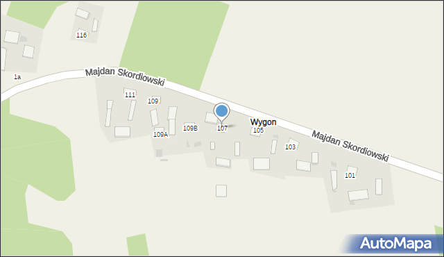 Michałówka, Michałówka, 107, mapa Michałówka