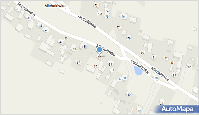 Michałówka, Michałówka, 36, mapa Michałówka