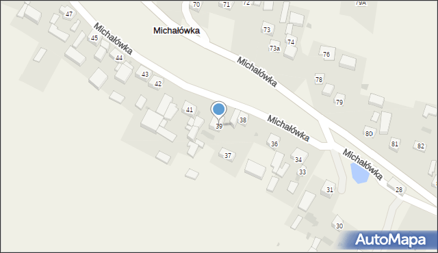 Michałówka, Michałówka, 39, mapa Michałówka