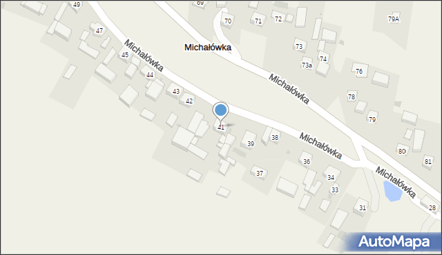 Michałówka, Michałówka, 41, mapa Michałówka