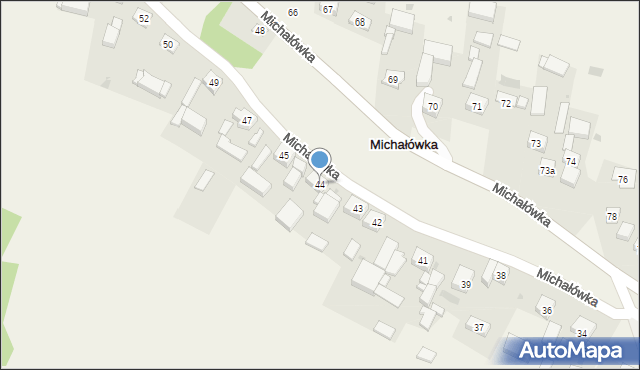 Michałówka, Michałówka, 44, mapa Michałówka