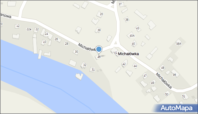 Michałówka, Michałówka, 46, mapa Michałówka