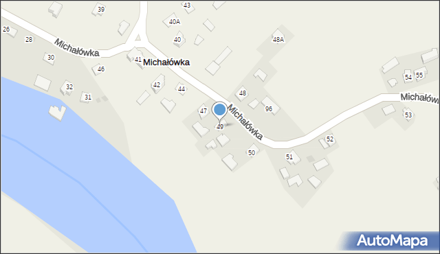 Michałówka, Michałówka, 49, mapa Michałówka