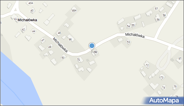 Michałówka, Michałówka, 52A, mapa Michałówka