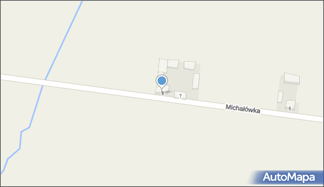 Michałówka, Michałówka, 8, mapa Michałówka