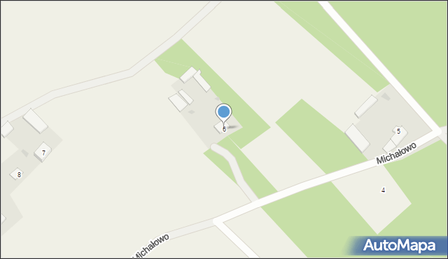 Michałowo, Michałowo, 6, mapa Michałowo